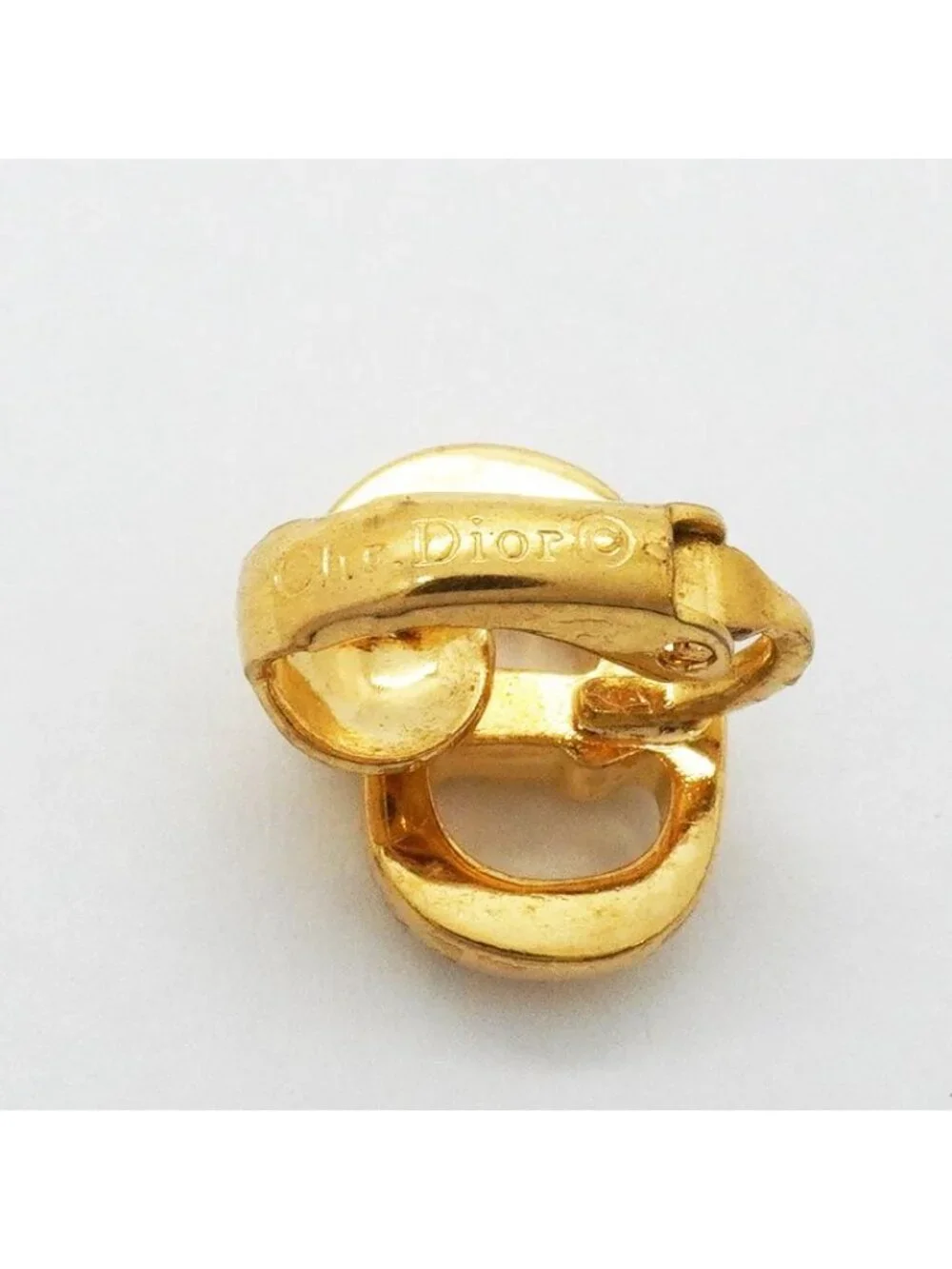 Dior Earrings CD Logo Gold Plated